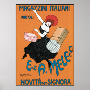 Leonetto Cappiello Magazzini Italiani Poster