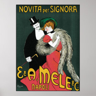 Leonetto Cappiello Novita Per Signora Poster