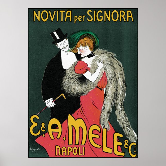Leonetto Cappiello Novita Per Signora Poster (Front)