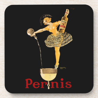 Leonetto Cappiello Pernis Wine Advertising Poster Coaster