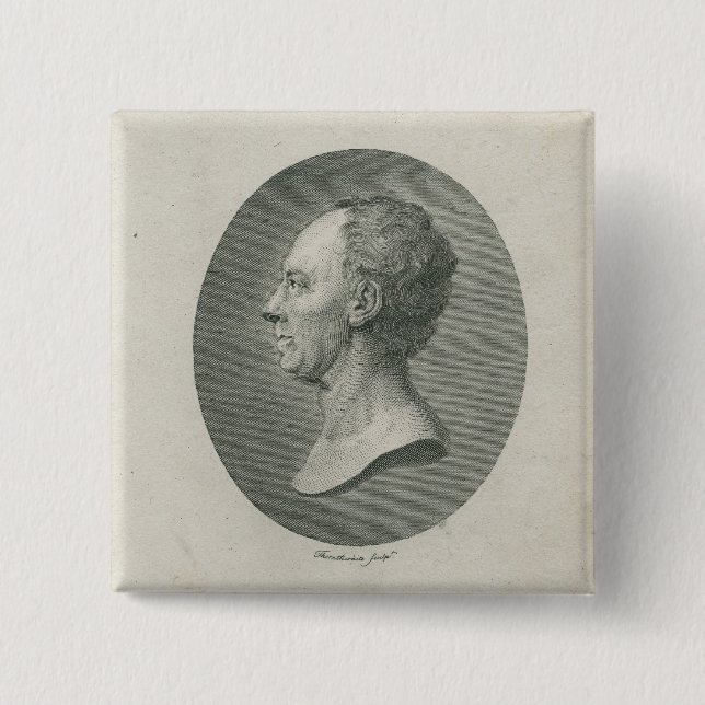 Leonhard Euler 15 Cm Square Badge (Front)