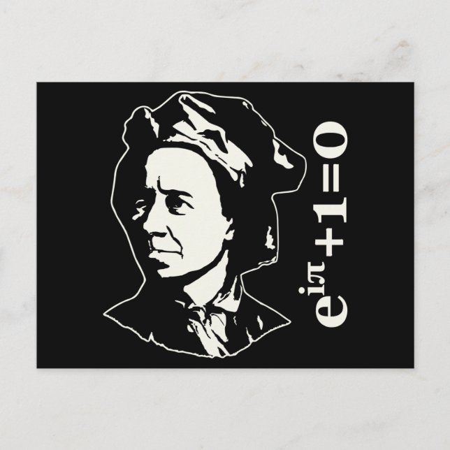 Leonhard Euler Postcard (Front)