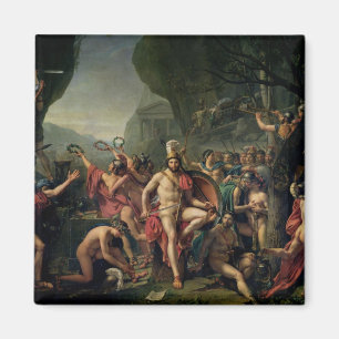 Leonidas at Thermopylae, 480 BC, 1814 Magnet