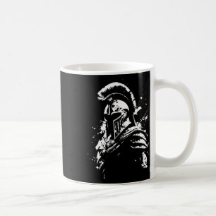 Leonidas Spartan Helmet Gym Sparta Workout Greek W Coffee Mug