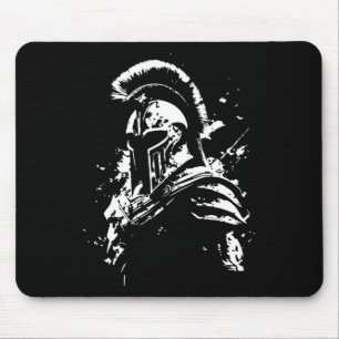 Leonidas Spartan Helmet Gym Sparta Workout Greek W Mouse Pad