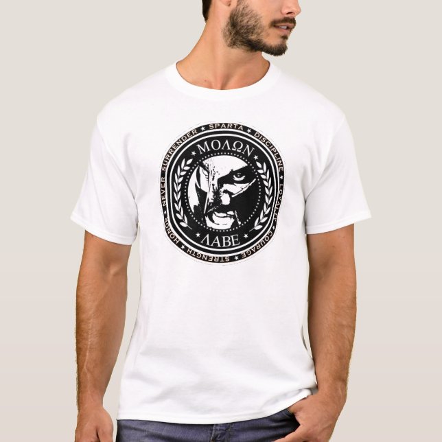 LEONIDES MOLON LABE T-Shirt (Front)