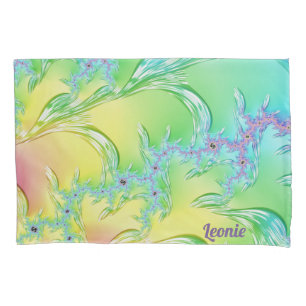 LEONIE~ Original Fractal Design ~ Pastel Icicles ~ Pillowcase