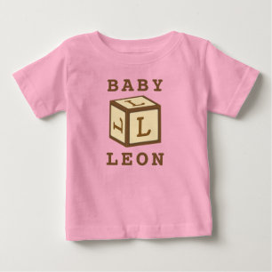 Leon's Name on American Apparel Baby T-Shirt