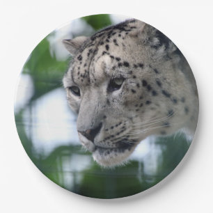 Leopard 003 paper plate