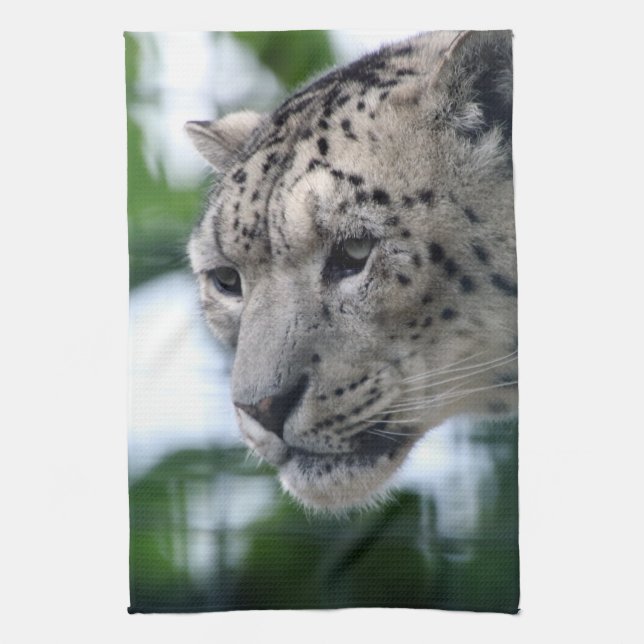 Leopard 003 tea towel (Vertical)