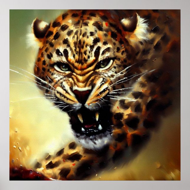 Leopard (10) Wild Cat  Poster (Front)