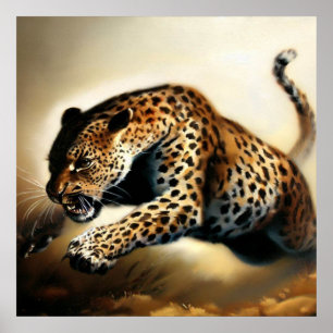 Leopard (12) Wild Cat  Poster