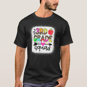 Leopard 3rd Grade Squad   Teacher First Day Of Sch T-Shirt