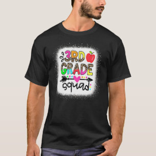 Leopard 3rd Grade Squad   Teacher First Day Of Sch T-Shirt
