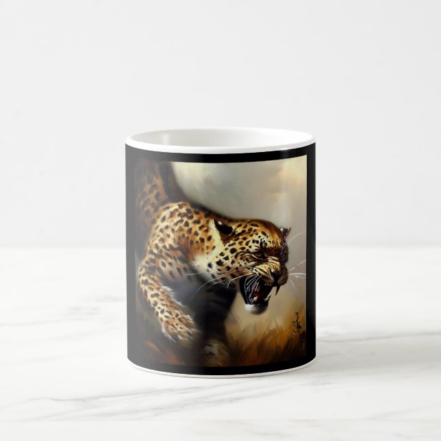 Leopard (8) Wild Cat  Coffee Mug (Center)