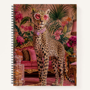 Leopard Among the Ferns Notebook