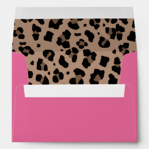 Leopard and Pink Envelope