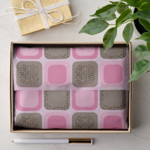 Leopard and Pink Patterned Tissue Paper