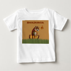 Leopard and the butterfly baby T-Shirt