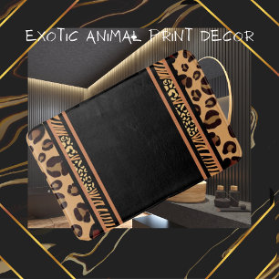 Leopard Animal Print Bath Mat