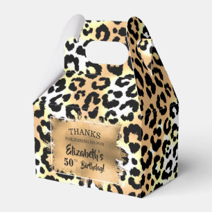 Leopard Animal Print Favour Box