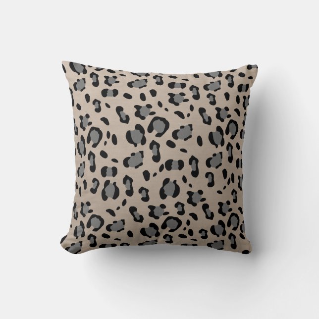 Leopard Animal Print Glam #15 Cushion (Front)