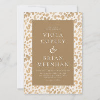 Leopard Animal Print Glam Classic Wedding