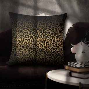 Leopard animal print pattern cushion
