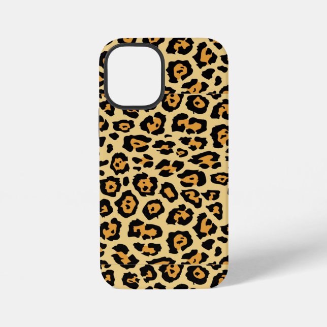 Leopard Animal Print Pattern iPhone Case (Back)