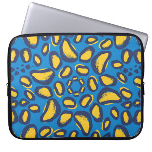Leopard animal print pattern laptop sleeve