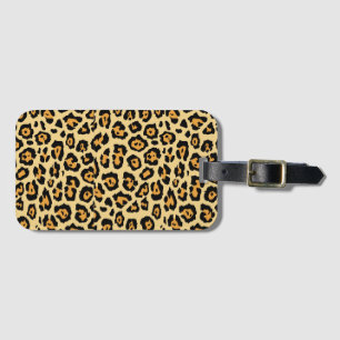 Leopard Animal Print Pattern Luggage Tag