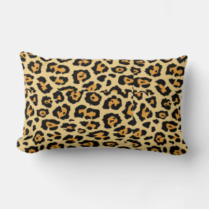 Leopard Animal Print Pattern Lumbar Cushion