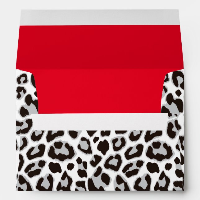 Leopard Animal Print Skin Pattern Envelope (Back (Bottom))