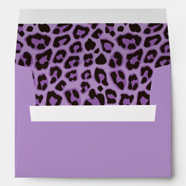 Leopard Animal Print Skin Pattern Envelope (Back (Bottom))