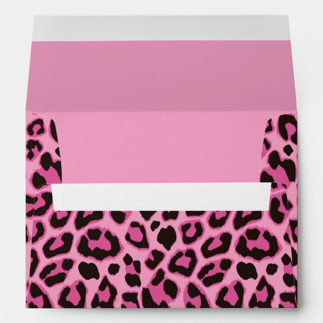 Leopard Animal Print Skin Pattern Envelope (Back (Bottom))