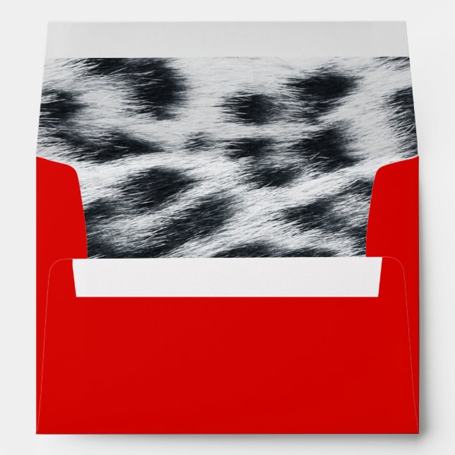 Leopard Animal Print Skin Pattern Envelope (Back (Bottom))