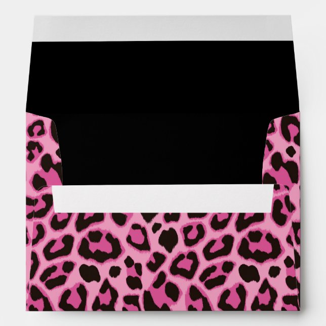 Leopard Animal Print Skin Pattern Envelope (Back (Bottom))