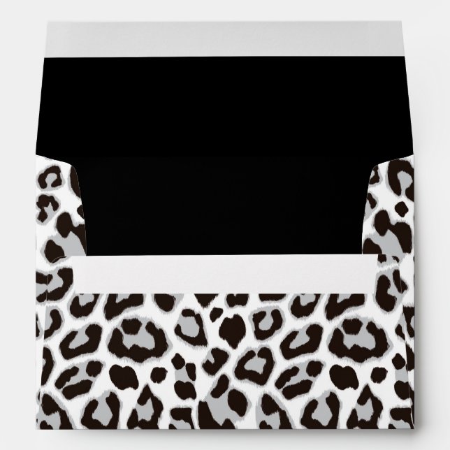 Leopard Animal Print Skin Pattern Envelope (Back (Bottom))