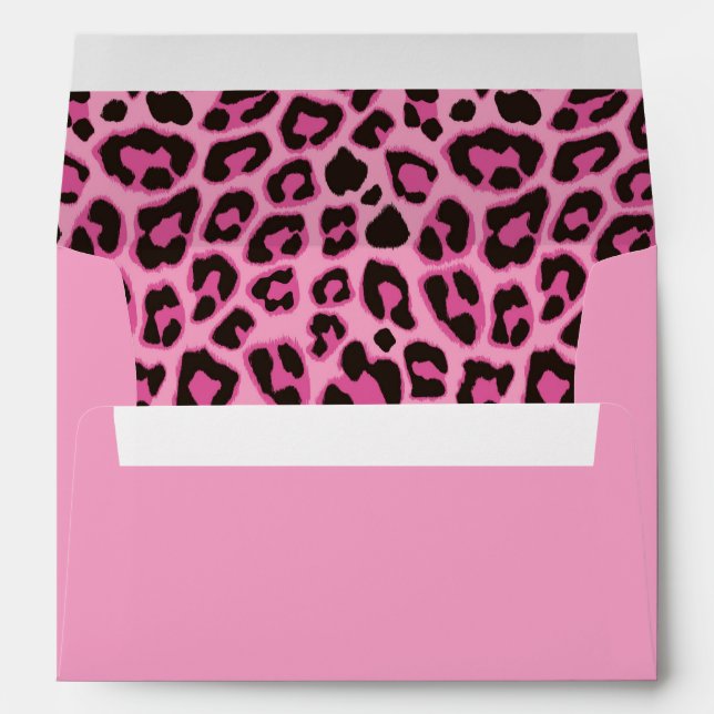 Leopard Animal Print Skin Pattern Envelope (Back (Bottom))