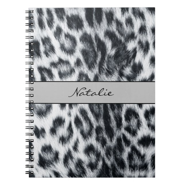 Leopard Animal Print Skin Pattern Notebook (Front)