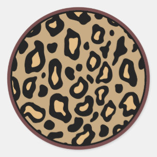 Leopard Animal Print Stickers