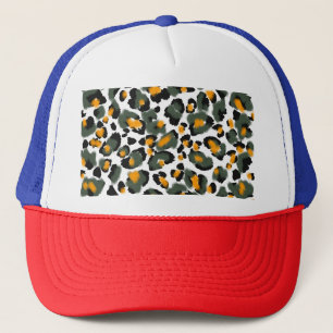 Leopard Animal Print Texture Background Trucker Hat