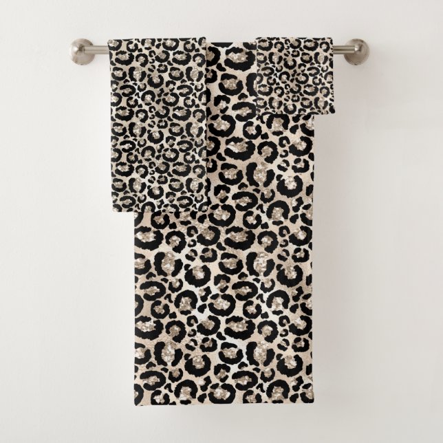Leopard Animal Print Towel Set (Insitu)