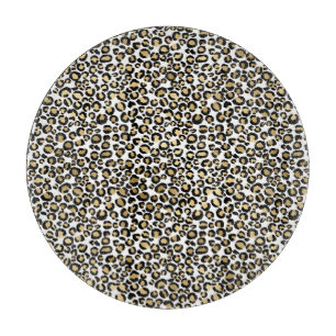 LEOPARD ANIMAL PRINT TRAY CUTTING BOARD