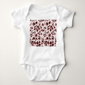 Leopard Animal Skin: Tie Dye Elegance. Baby Bodysuit