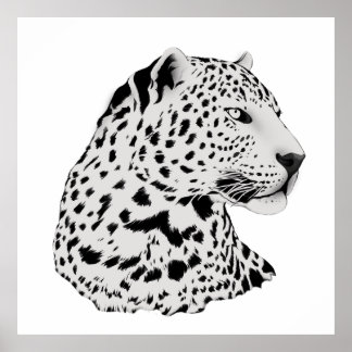 Leopard Art Print Modern