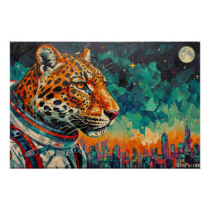LEOPARD ASTRONAUT-COMING HOME 10 POSTER