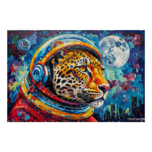 LEOPARD ASTRONAUT-COMING HOME 12 POSTER