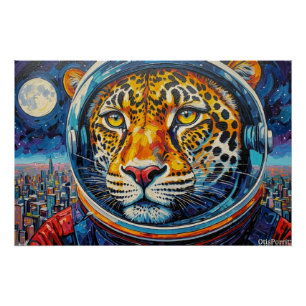 LEOPARD ASTRONAUT-COMING HOME 14 POSTER