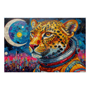 LEOPARD ASTRONAUT-COMING HOME 4 POSTER